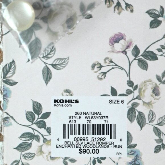 Lauren Conrad Runway Limited Edition Cream Lace Romper - Picture 7 of 7